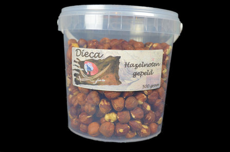 Hazelnoten gepeld 500 gram